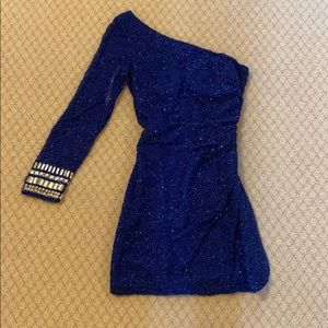 Blue Sherri Hill dress